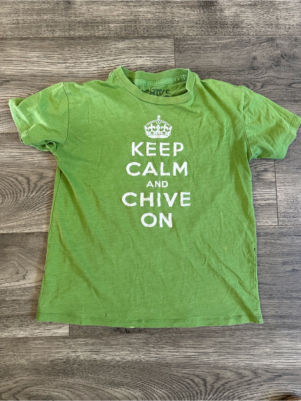 Chive On Kids' Short Sleeve Tee - Green